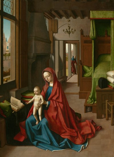 Vergine e Bambino in un interno domestico da Petrus Christus